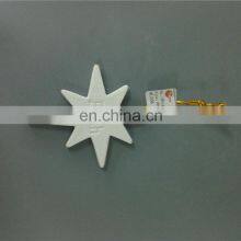 Round Spindle Tree Shape Craft Blank Porcelain Christmas Ceramic Ornament thumbnail-4