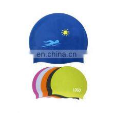 Custom Printed 100% Silicone Waterproof Swim Cap thumbnail-1