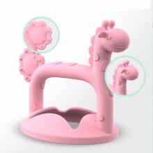 High Quality Baby Giraffe Teethers Silicone for Teether Baby Training Bite Soft Silicone Molar Rod thumbnail-3