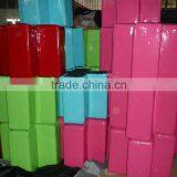 Leather Colorful Candy Feet Stool Wood Frame Stool thumbnail-4