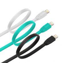 Premium Flat Noodle Mfi Lightn Ing Cable Fast Charging Data Usb Charger for Apple IPhone 7/7plus/8/8plus