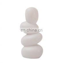 Nordic Vases Decor Ins Creative Black Blue Egg Vaso Di Fiori Con Viso Flower Ornament Ceramic Vase For Home Decor thumbnail-5