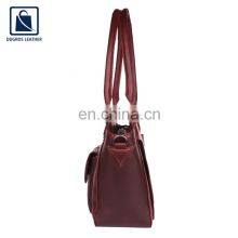 Anthracite Fitting Eye Catching Design Premium Luxury Stylish Look Women Genuine Leather Satchel Bag at Best Price thumbnail-3