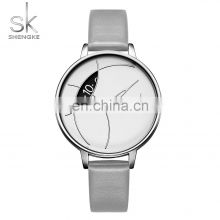 SHENGKE SK 2021 Watches Factory Supplier Customized Your Logo Watch Lady Hand Watch  K0091L