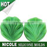 Nicole Factory Q0030 Sugar Craft Leaf Shape Silicone Mold for Icing Cake Decoration thumbnail-1