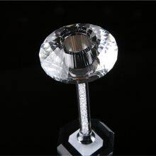 Popular Wholesale Wedding Candelabra Weddings Centerpieces K9 Crystal Glass Candlestick Candle Jars Candle Holder thumbnail-3