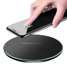 Best Sell Intelligent Match 10W 15W Fast Wireless Charger With Light Compatible With All Smart Mobile Phones thumbnail-1