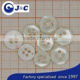 Polygon White Color Trocas Shell Button thumbnail-3