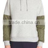Custom Fashion Mens Quilted Pullover Hoodies thumbnail-4