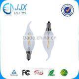 2015hot Sell E14 Glass 4W LED Filament Bulb Candle Lighting With CE
