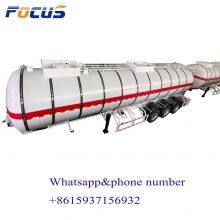 Heavy Duty 3 Axles Aluminum/ Carbon Steel Oil /Fuel Tank Tanker Semi Trailer for Sale ,oil Transportation thumbnail-1
