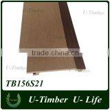 Waterproof WPC Composite Wood Wall Panel for Exterior Wall Decoration thumbnail-3