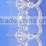 New Perfect Beautiful Design Polyester/cotton Swiss Lace Trim Embroidery Lace Fabric thumbnail-1
