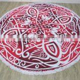 Round Beach Towels round printed mandala