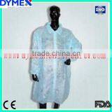 Dymex High Quality Disposable Lab Coats With Elastic Cuff thumbnail-2