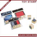 2016 Hot Selling Classical Wooden Stamp and Toy Stamp Pad Set thumbnail-1