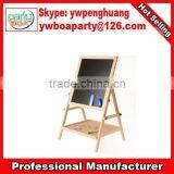 Promotional Advertising Wooden Kids Blackboard Double-sided Magnetic Black Board thumbnail-1