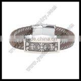 Handmade Leather Bracelet Wholesale Leather Wrap Bracelet thumbnail-3