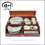 Wholesale 24pcs Jade Massage Stone Set/Hot-sale Massage Stone