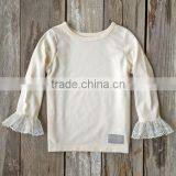 Cotton Stripes Hot Sale Kids Shirts Lovely Girls T Shirts Vertical Stripes Long Sleeves t Shirt Kids thumbnail-2