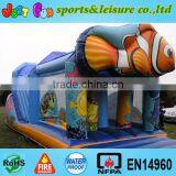 32ft Long Small Inflatable Seaworld Obstacle Course for Kids