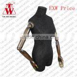 High Quality Fabric Manneuin Women Dummy Adjust Plus Size Display thumbnail-3