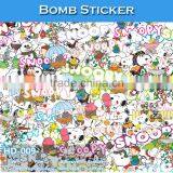 HD-009 Trade Assurance Car Sticker Bomb Colorful Vinyl Film thumbnail-1