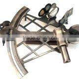 Brass Sextant Micrometer Drum/ Brass Sextant/ Full Size Nautical Sextant thumbnail-1