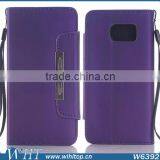 Scrub Hand Wallet Leather Case With Card Slot For Samsung Galaxy S6 thumbnail-5