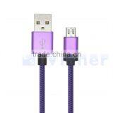 3.3 Ft(1M) High Speed Aluminum Shell Nylon Braided USB 2.0 A Male to Micro USB Male Cable thumbnail-2