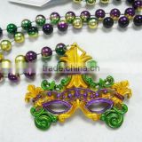 Mardi Gras Supplies Hot Sale Mardi Gras Beads Necklace Plastic MOT Beads