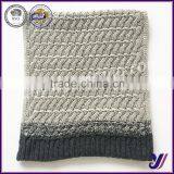 High Quality Multicolor Jacquard Acrylic Winter Knitted Infinity Scarf (can be Customized) thumbnail-2