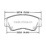 D349 MB500812 for Hyundai MITSUBISH DODGE TRUCK Brake Pad thumbnail-1