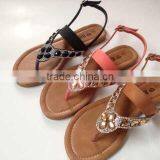 YT Newest fashion ladies flat sandal sliper