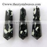 Black & White Tourmaline Wholesale Double Terminated Pencil Point Khambhat Gujarat India