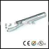 80 Lumens 2XAA Dry Battery Powered Silver Color 3W LED Aluminum Flashlight thumbnail-1