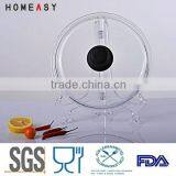 High borosil glass round cover