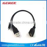 Micro USB Host OTG Cable With USB Power Male Female