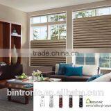 Bintronic Wireless Remote Control Top Down Bottom Up Honeycomb Blind Electric Track With DC Electric Motor thumbnail-1