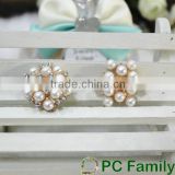 Fashion Wedding Decoration Pearl Button