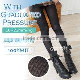 (28904-1) Houndstooth Pattern Compression Tights