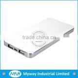 High End Power Banks Small Size Polymer Power Bank 12000mah With OEM Logo