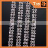 New Arrival Glass Crystal Rhinestone Cup Chain for Shoes thumbnail-1