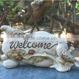 Ceramic Garden Sign With Birds thumbnail-1