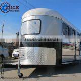Luxury 2 Horse Camping Horse Float With Caravan Door thumbnail-4