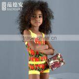 Balneaire 2016 High Quality Digital Print Child Models Girls in Bikini,sexy Kids Swimwear thumbnail-3