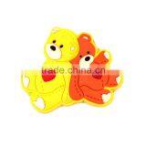 Bear Animal PVC Plastic Rubber Coated Magnets