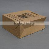 Recycled Brown Kraft Paper Bags With Handles thumbnail-2