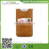 High Quality Leather Sleeve Leather Pouch With Card Holder for Iphone6/6s/plus Holder thumbnail-1