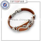 Bracelet brief knitted genuine leather bracelet strap hand-rope lovers cowhide bracelet wholesale price